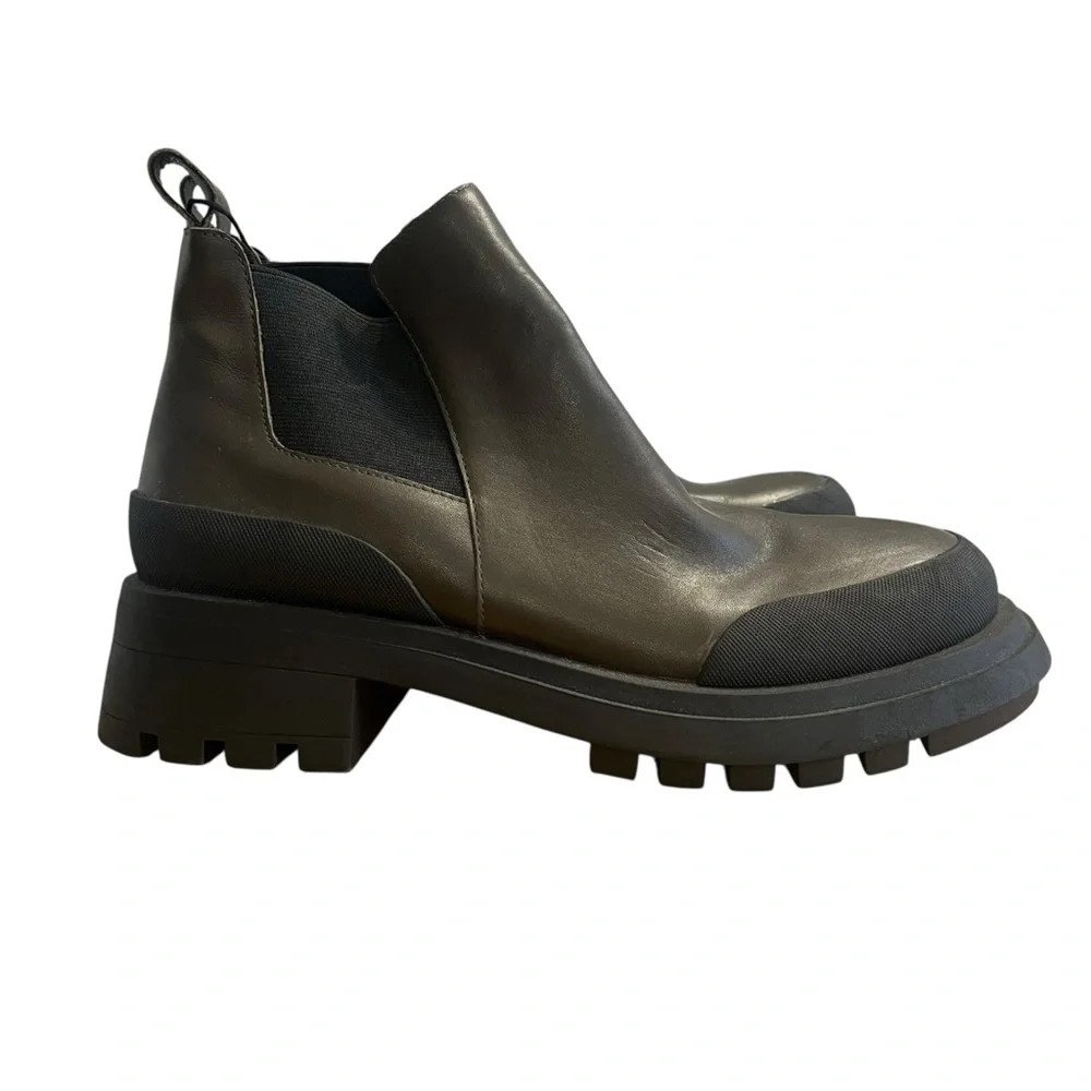 Zara Black and Brown Ankle Boots - Picture 6 of 9